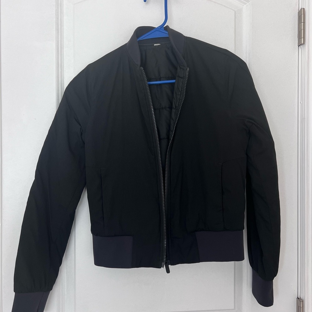 Lululemon Black Bomber Jacket